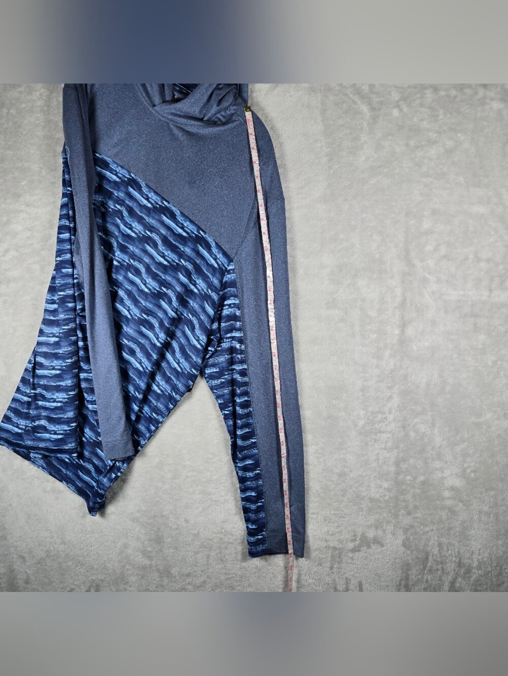 Johnnie-O Braden Mens XXXL 3XL Blue Graphic Performance Sun Hoodie JMHO1160 NWT - Picture 9 of 11